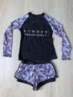 ラッシュガード 女子 セパレート水着 150 美品