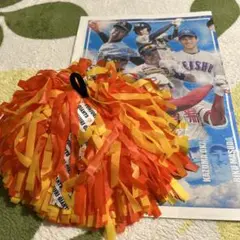 新品　読売ジャイアンツ ポンポン 非売品　新聞　　応援