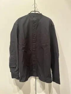 無印良品 ノーカラーシャツ