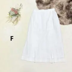 レナウン Addenda 【F】 タイトスカート シワ加工 ミディ丈 プリーツ