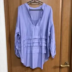 Bou Jeloud レーヨンタックシアーブラウス　38サイズ(Mサイズ)