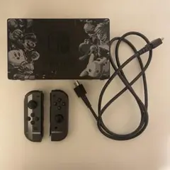 Switch 純正ドック+HDMIケーブル+Joy-Conセット スマブラ仕様