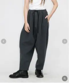 wool mossa wide easy pants