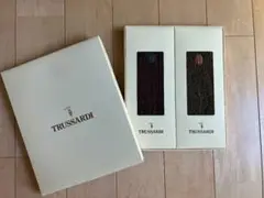 TRUSSARDI ペイズリー柄ソックス 2足セット
