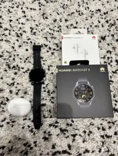 HUAWEI WATCH GT 4 本体 + FreeBuds 5付き