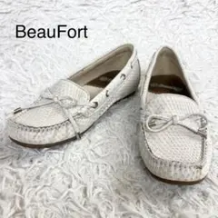 BeauFort ビューフォート ドライビングシューズ モカシン 23.0 3E