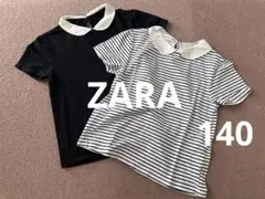 ZARA ザラ 襟付き Tシャツ 2枚セット 140