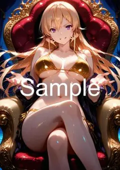 A4サイズアートポスター 1点もの 美女ポスター最高品質 E-G-２４