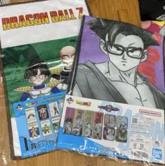 ドラゴンボール　一番くじ　タオル　2枚セット(悟飯、クリリン)(悟飯青年期)