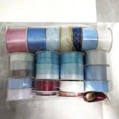 DAISO　ハンドメイド・ラッピング用リボン　17点セット