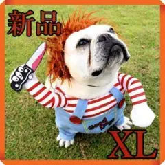 新品 クリスマス チャッキー ドッグウェア 変身 仮装 犬服 猫服 コスプレXL