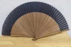 【ジャンク品】昭和レトロ　木製 扇子