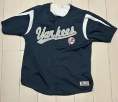 Yankees ベースボールシャツ ネイビー