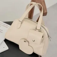 Chico ミニボストンバッグ ピンクベージュ