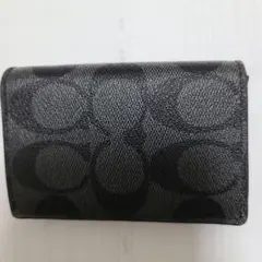 Coach ブラック名刺入れ