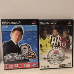 【PS2】FIFAトータルフットボール＆プロサッカークラブを作ろう！５　２本組