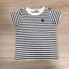 DOUBLE.B ストライプ Tシャツ 80