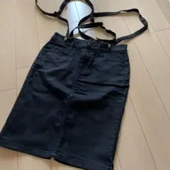 ☆diesel☆ディーゼル デニムタイトスカート デニムスカート サスペンダー
