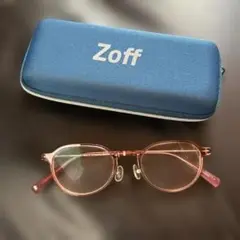 Zoff ピンク サングラス ケース付き