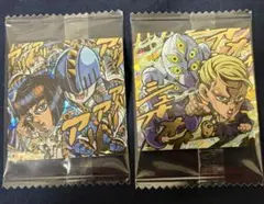 ジョジョウエハース5部　JJR ブチャラティ S•F プロシュート　T•G•D