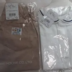 ミキハウスホットビスケッツ新品Tシャツ100、ハーフパンツ110