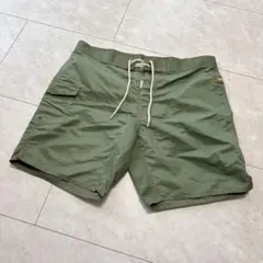 美品 定価1.4万円 SEAGER オリーブグリーン ショートパンツ 水着 XL