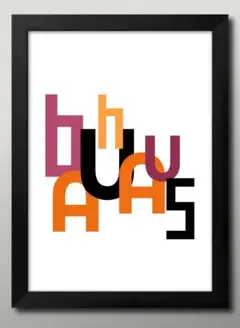 15962■ポスター アート 絵画『バウハウス　BAUHAUS』A3 マット紙