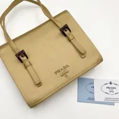 希少☆PRADA ハンドバッグ パーティーバッグ イブニングバッグ シルクサテン