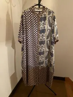 AS KNOW AS plus アズノウアズプラス　ワンピース　バンドカラー