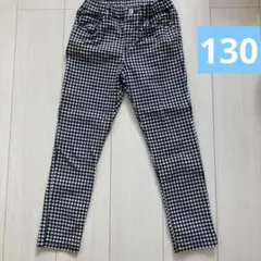 チェックパンツ　130