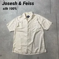 海外輸入品　美品　josesh&feiss 100%シルク　SILK 開襟アロハ