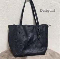 極美品♡ Desigual 2WAY トートバッグ 巾着 ロゴチャーム