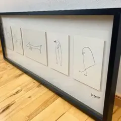 希少 ピカソ風アートポスター　廃盤品　IKEA OLUNDA ピカソ