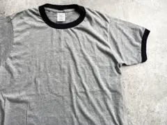 70s STEDMAN ステッドマン 無地 リンガーtシャツ ビンテージ 霜降り