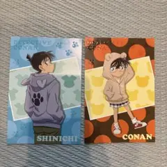 名探偵コナンコナン　ブロマイド　工藤新一　パーカー 名探偵コナン - パーカー(工藤新一＆毛利蘭)/メンズ | AMNIBUS