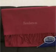 Sanderson サンダーソン ウール100% 膝掛け