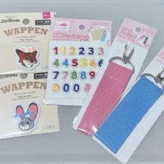 ズートピア ワッペン セット♡