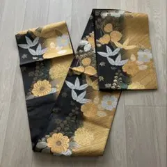 【美品】正絹袋帯　結婚式　成人式