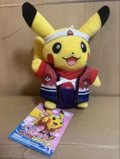 ポケモンセンター　岡山限定　モモンのみだいすきピカチュウ ぬいぐるみ