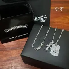 Chrome Hearts クロスペンダント ネックレス シルバーNo：0019