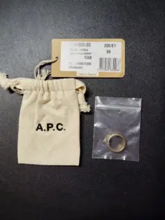 A.P.C コンサートファイン　リング　ゴールド