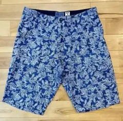 ブルーブルー　ショートパンツ　ペイズリー　ハーフパンツ