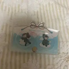 忍たま　天空遊歩の段　絵馬風アクキー　善法寺伊作・食満留三郎