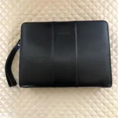 マルエム　松崎　CREST クラッチバッグ 黒 送料込