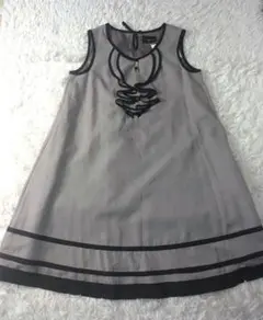 未使用　タグ付き　MELROSE　ワンピース　ノースリーブ　バイカラー