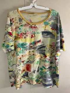 イタリア製　ユナイテッドカラーズオブベネトン　Tシャツ　ボロ