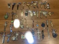 剣　刀　手裏剣　鬼の金棒　キーホルダー　38個セット