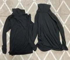 UNIQLO ブラック アンダーシャツ 150 2枚販売