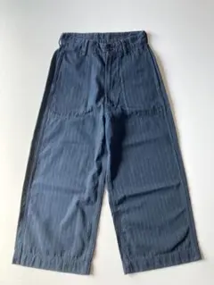 ★45R 45rpm ★カチンヒッコリーのパンツ★ストライプ★インディゴ★