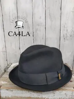 CA4LA カシラ ハット ウール ストローハット 日本製 ブラック